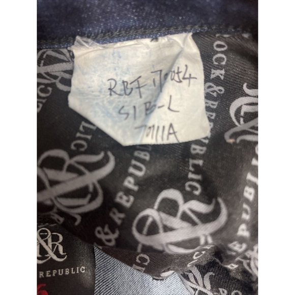 Rock & Republic Women's Skinny Jeans - Distressed Embellished - Size 6 - Picture 8 of 8